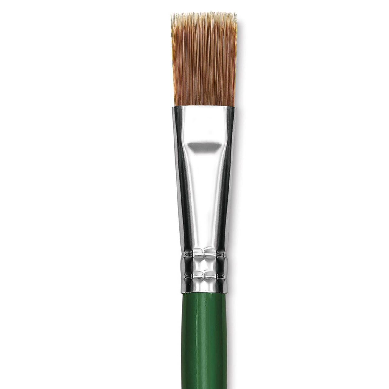 Blick Economy Golden Nylon Brush - Bright, Long Handle, Size 18